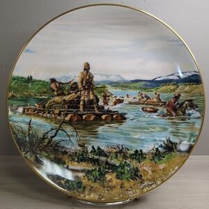 The Lewis & Clark Expedition Plate Collection The Lewis Crossing Plate 3359